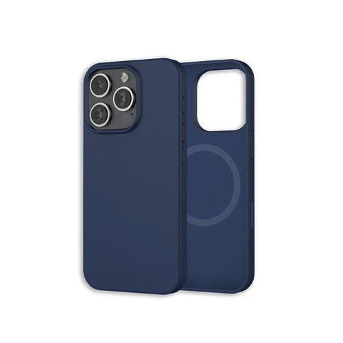 Coque silicone MagSafe iPhone 16 Pro - Bleu
