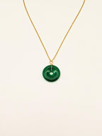 Pendentif Donut en Jade de Malaisie
