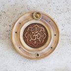 Porte-encens rond Om